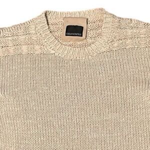 Carlo Pignatelli Linen Blend Sweater – Made in Italy, Size L (Unisex Fit)